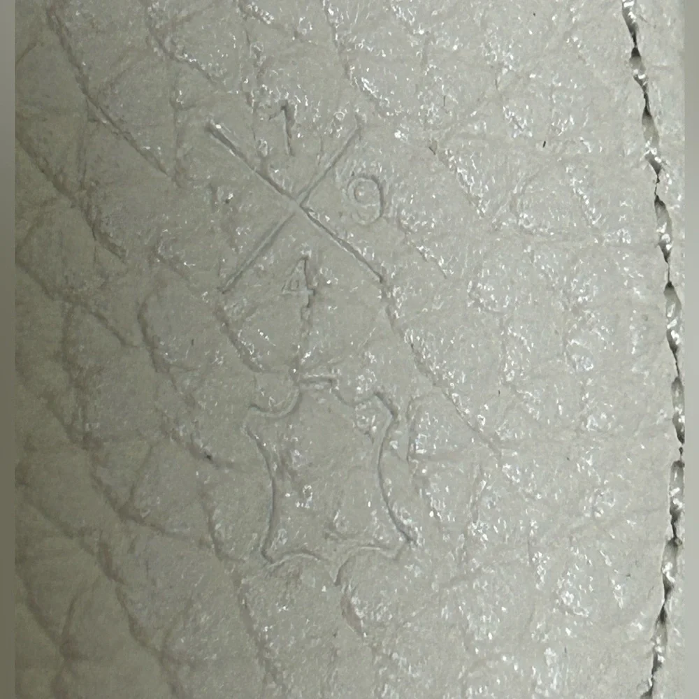 COACH 1941 Emery Varsity Stripe Glovetanned Pebble Leather Crossbody in Chalk - Picture 11 of 13